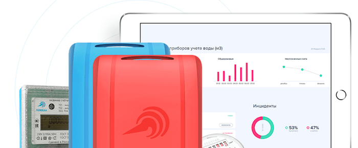 Original Telecan LPWAN metering devices and analytics interface